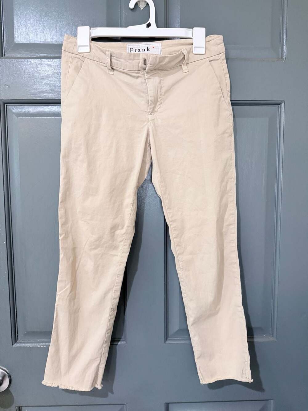 Frank & Eileen Wicklow Twill Pants Khaki Women's Size 4
